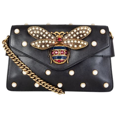 gucci broadway pearly bee bag|gucci shoulder bag.